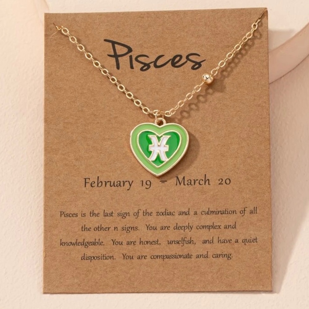 Pisces Horoscope Necklace